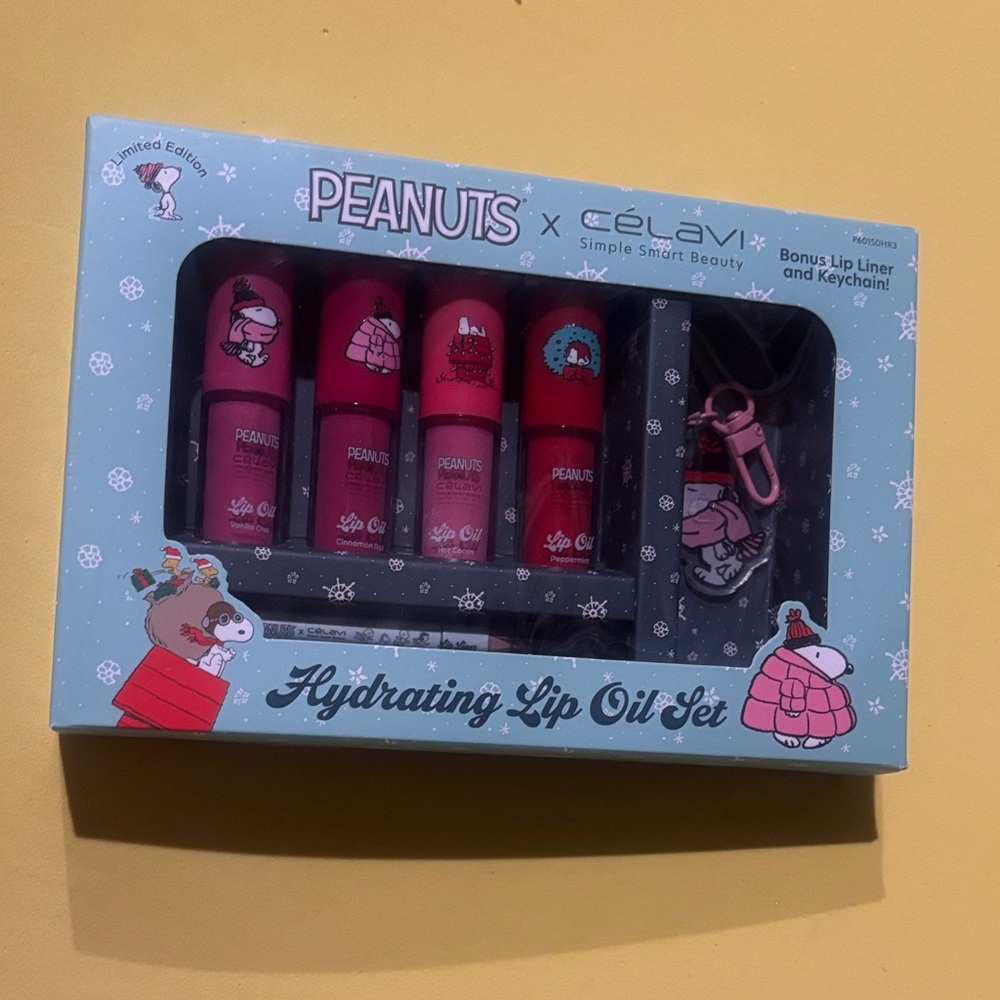 Peanuts x CélaVi Hydrating Lip Oil Set